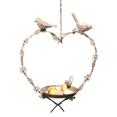 Metal Hanging Decorative Bird Feeder