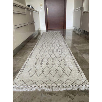 Tapis gris antidérapant Firenze
