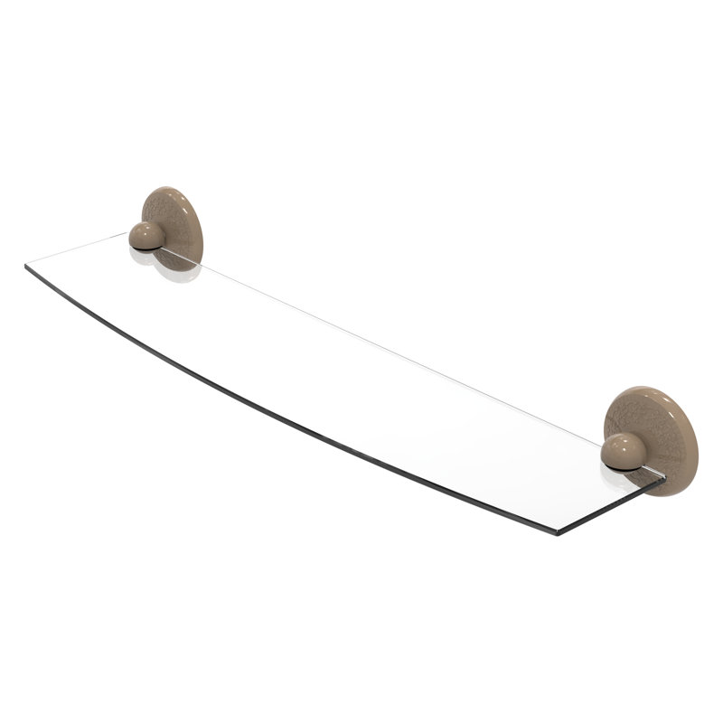 Tablette en verre Yae Carlo Collection MC, Beige ombré, H 3 po x l 24 po x P 5 po
