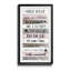 «Girls Rules - Art encadré», reproduction d'art textuel-507190857-507190860