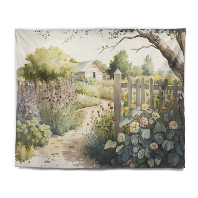 Tapisserie en polyester Farm Fresh Garden II, H 32 po x l 39 po