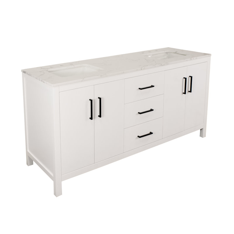 Ericdaniel 72" Double Bathroom Vanity