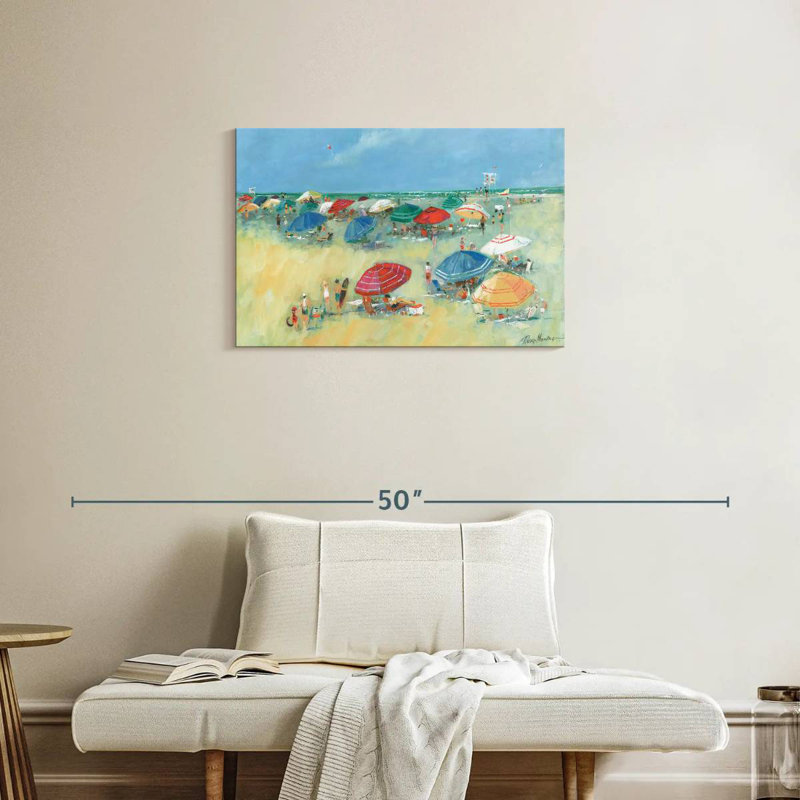 Gillard Umbrellas At The Shore I, 20" H x 30" W