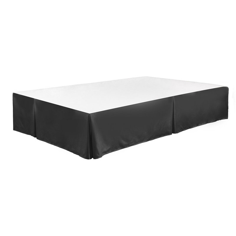 Jupe de lit Bedskirt 5, Noir, Double