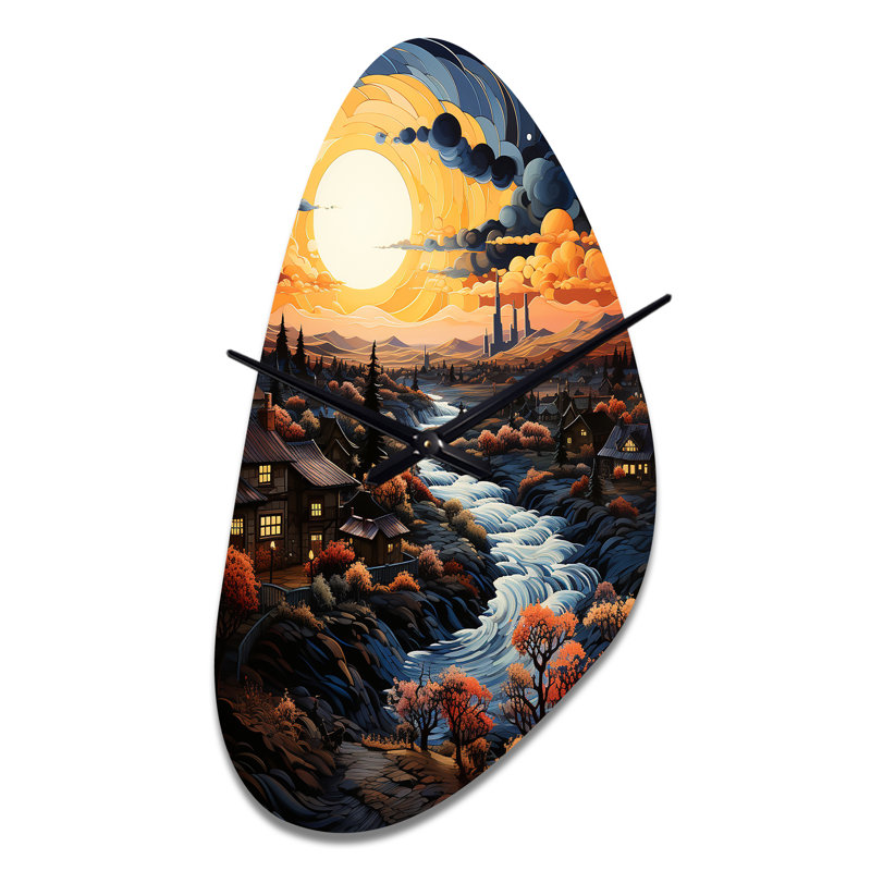 Horloge murale Vangogh, Moyenne
