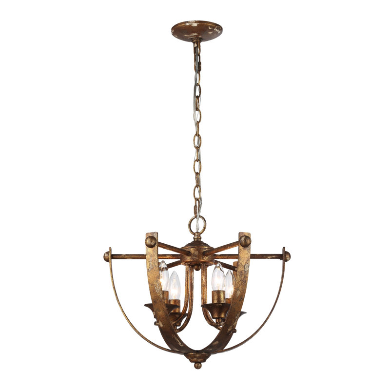 Luminaire suspendu 4 lumières mâle