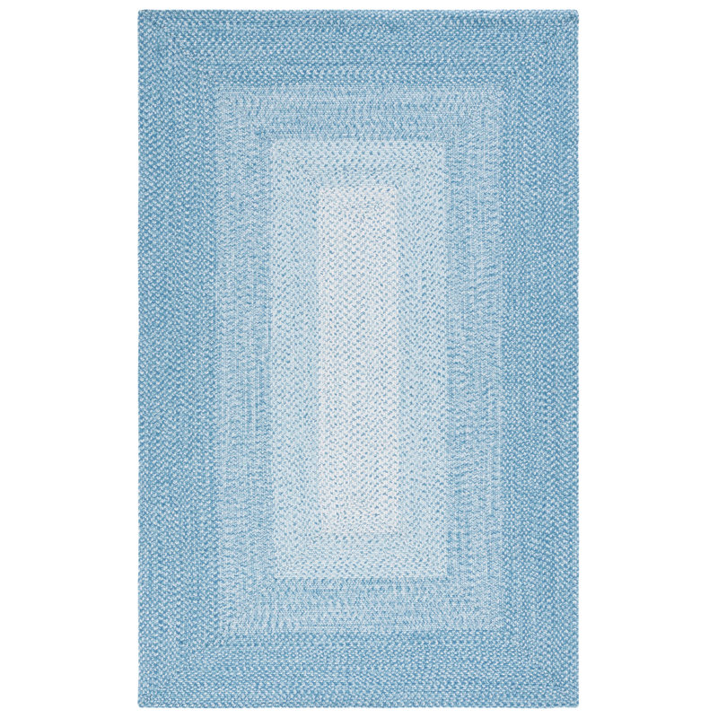 Karrie Hand Woven Performance Machine Washable Ombre Rug, Rectangle 5' x 8'