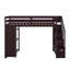 Lit mezzanine simple avec tiroirs et escaliers-2102937899