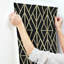 Rouleau de papier peint à motif de treillis en bambou L 33 pi x l 20,5 po Riviera-61463329