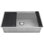 Ruvati Hex Bottom Workstation Scratch Resistant Embossed Kitchen Sink Stainless Steel