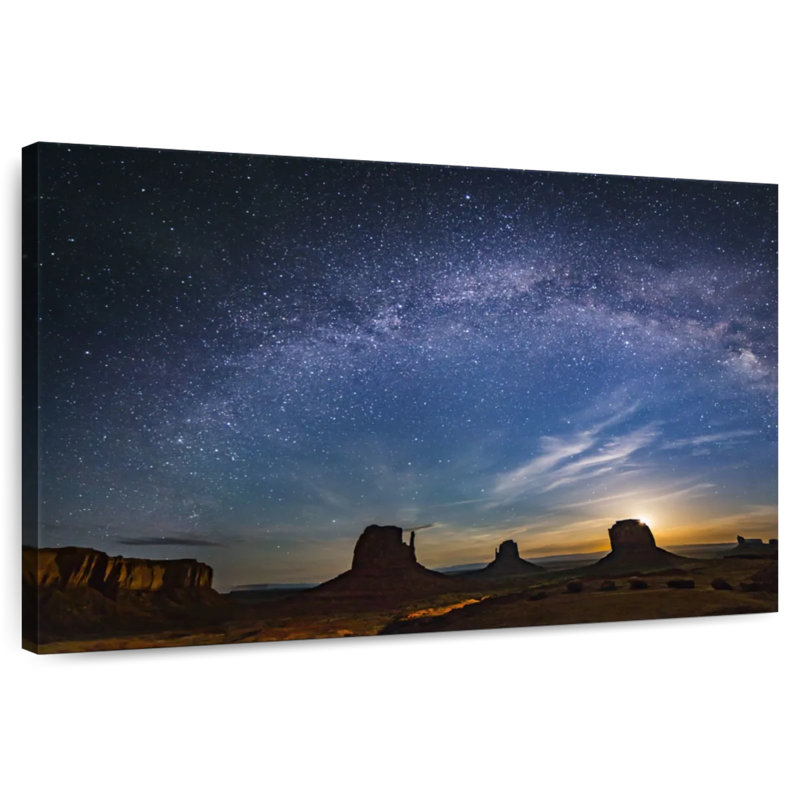 Oberle Monument Valley, route laiteuse au coucher du soleil, H 20 po x l 30 po