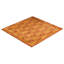 Tapis orange / jaune noué à la main 4 pi 7 po x 4 pi 9 po Violante Mogul