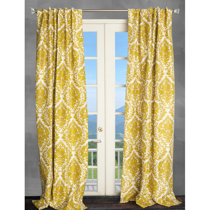 Rideau simple semi-transparent Marvale, l 50 po x L 96 po, Rallonge