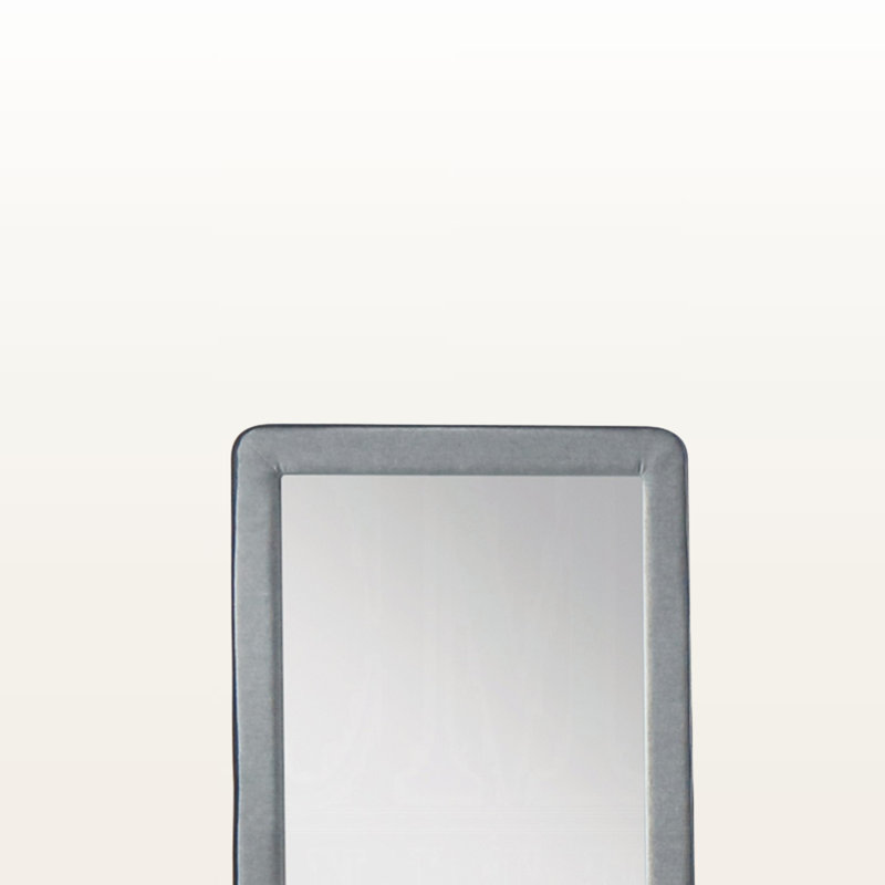 Feroze Mirror With Light Gray Fabric
