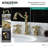 Kingston Brass Heritage Two-Handle 3-Hole Deck Mount Widespread Bathroom Faucet with Pop-Up Drain-50762616
