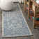 Nate Boho Medallion Textured Weave Gray/Navy Indoor/Outdoor Rug