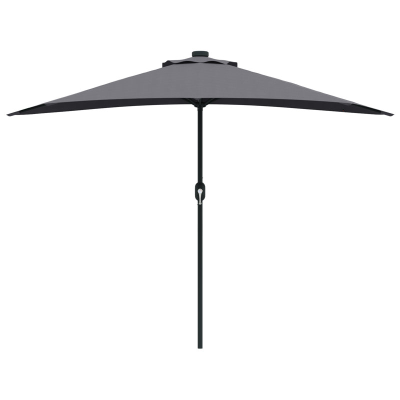 Parasol de jardin vidaXL anthracite 115,75 po x 59,06 po x 88,19 po