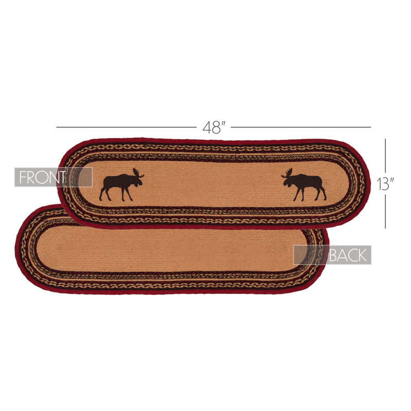 Dorval Oval Table Runner, 48" L x 13" W