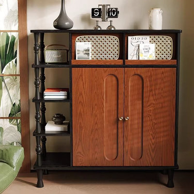 Armoire de rangement légère pour chaussures rétro de luxe