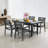 5-Piece HDPE Dining Set — Umbrella-Ready & Zero-Maintenance for Your All-Weather Retreat-763569977