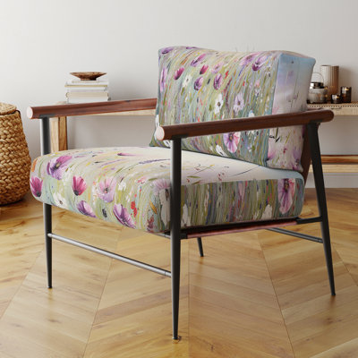 Chaise d'appoint rembourrée Wild Flowers Meadows III