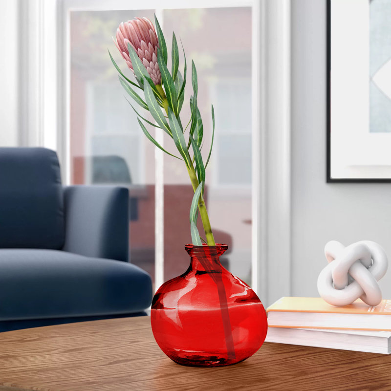 Vase de table Heier, Rouge