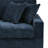 4 - Piece Upholstered Blue Chenille Modular Sectional Sofa with Armrests & Throw Pillows-1202867636-1202867638