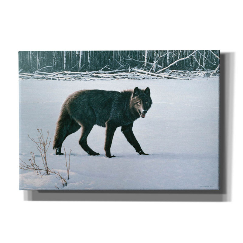«Winter Morning On Canvas» par Ron Parker, reproduction, H 18 po x l 26 po x P 0,75 po