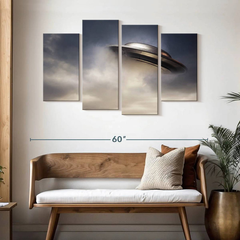 OVNI volant Kelan, H 32 po x l 52 po