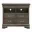 Commode multimédia Louis Phillipe G3105-TV, gris