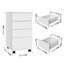 33cm Wide 4 -Drawer Mobile File Cabinet-278224262
