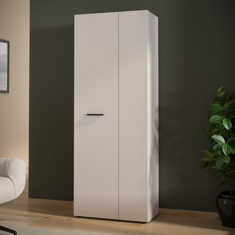 Shilu 2 Door Manufactured Wood Wardrobe