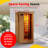 Heatwave 1-2 Person Hemlock Infrared Sauna with 3 Ceramic Heaters