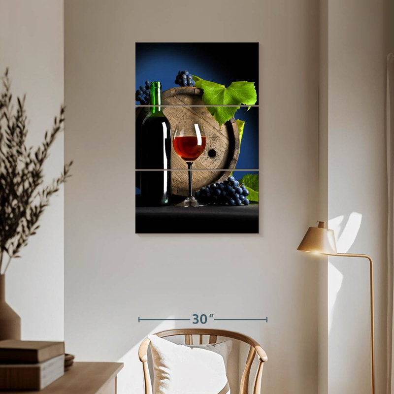 Baril de vin rouge Yarlin, H 57 po x l 36 po