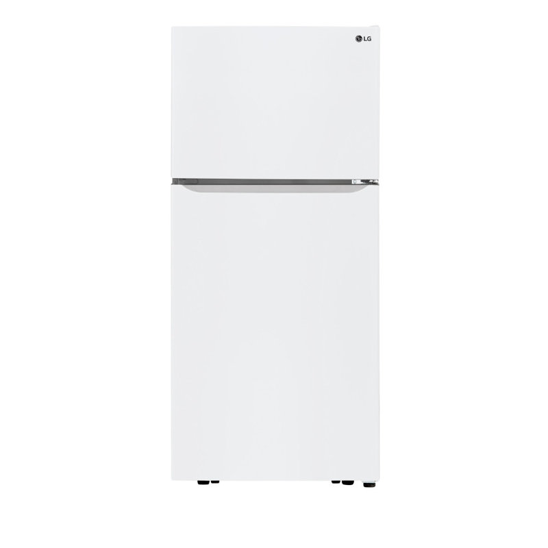 LG Top Freezer Refrigerator with Reversible Door, Reversible Door, 20 cu. ft., Smooth White
