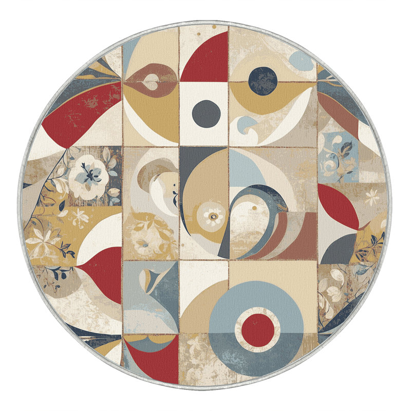 Funky Jingle Rug, Round 4'