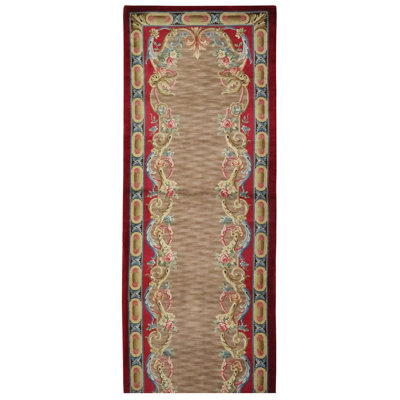 Savonnerie One-of-a-Kind 4'4" X 22'3" Area Rug