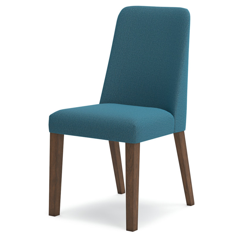 Munana Upholstered Side Chair, Blue