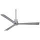 52" Simple 3 - Blade Outdoor Standard Ceiling Fan with Remote Control