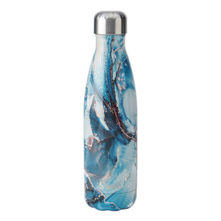 Swell Ocean Marble Insulated Water Bottle, 500ml
