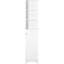 Armoire de salle de bain autoportante l 13,5 po x H 65 po x P 7,75 po