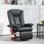 Fauteuil inclinable et pivotant manuel HOMcom