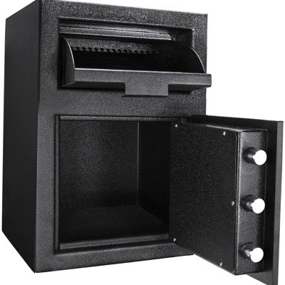 Dx200 Keypad Safe In Black Steel - 14X14x20 In, 79.6 Lbs Pry With 3 Deadbolts & Easy Digital Safe, Steel, 13.63X13.63X20.19 79.62 Lb Solid Fishing Protection