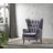 Calcott Velvet Wingback Chair-692444354