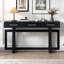 Console élégante avec trois tiroirs, table d'entrée très longue pour vestibule, couloir, salon, vestibule, couloir-423499409