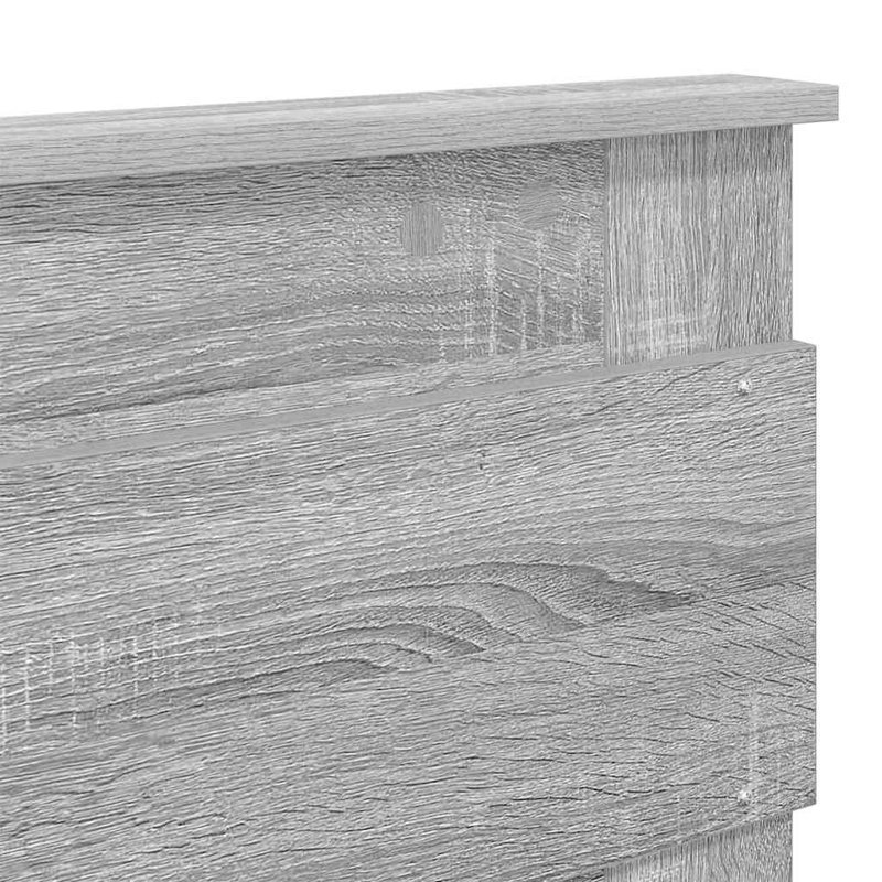 Headboard, EU Double - 150 x 200 cm, Grey Sonoma