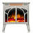 Antarctic Star Electric Fireplace Heater 25" with Remote Control,Heater w/Realistic Flame Effect, Overheat Protection, Temperature Adjustable, 1500W, for Indoor Use-761046277