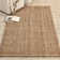 Annello Natural Jute Fabric Area Accent Rug
