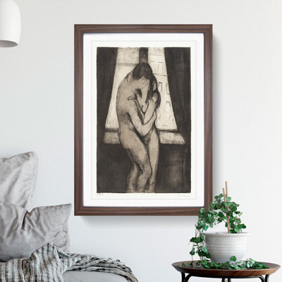 The Kiss Vol.1 by Edvard Munch - Picture Frame Painting