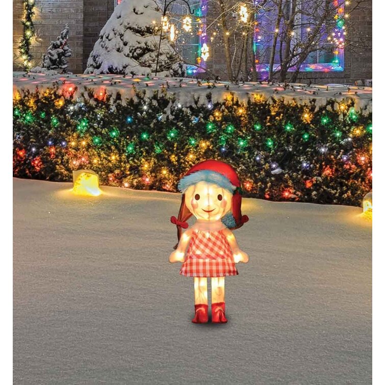 Rudolph Sally Doll 3D Lighted Display